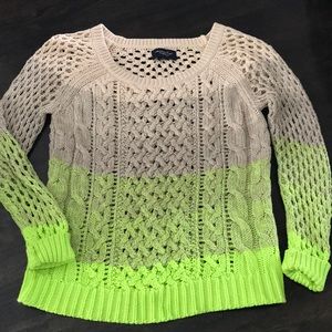 American Eagle open weaver sweater